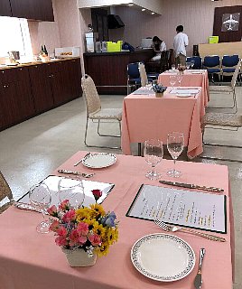 テーブルセッティングの授業 NPO法人日本ホテルレストラン経営研究所